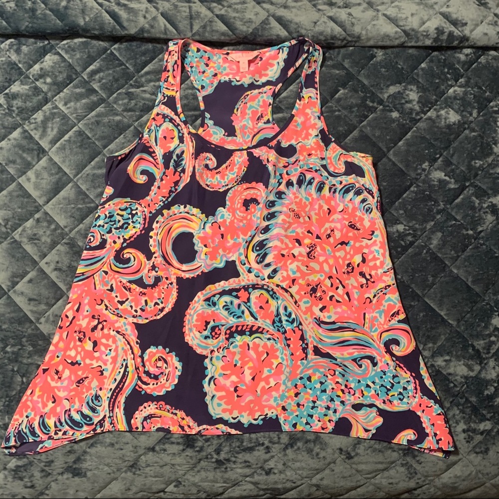 Lilly Pulitzer Malie Silk Tank
